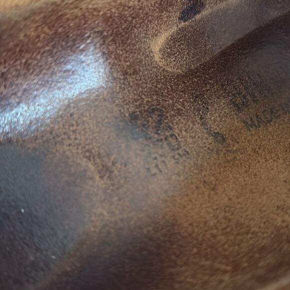 Birkenstock Oiled Leather Arizona Unisex Sandals - Picture 13 of 14